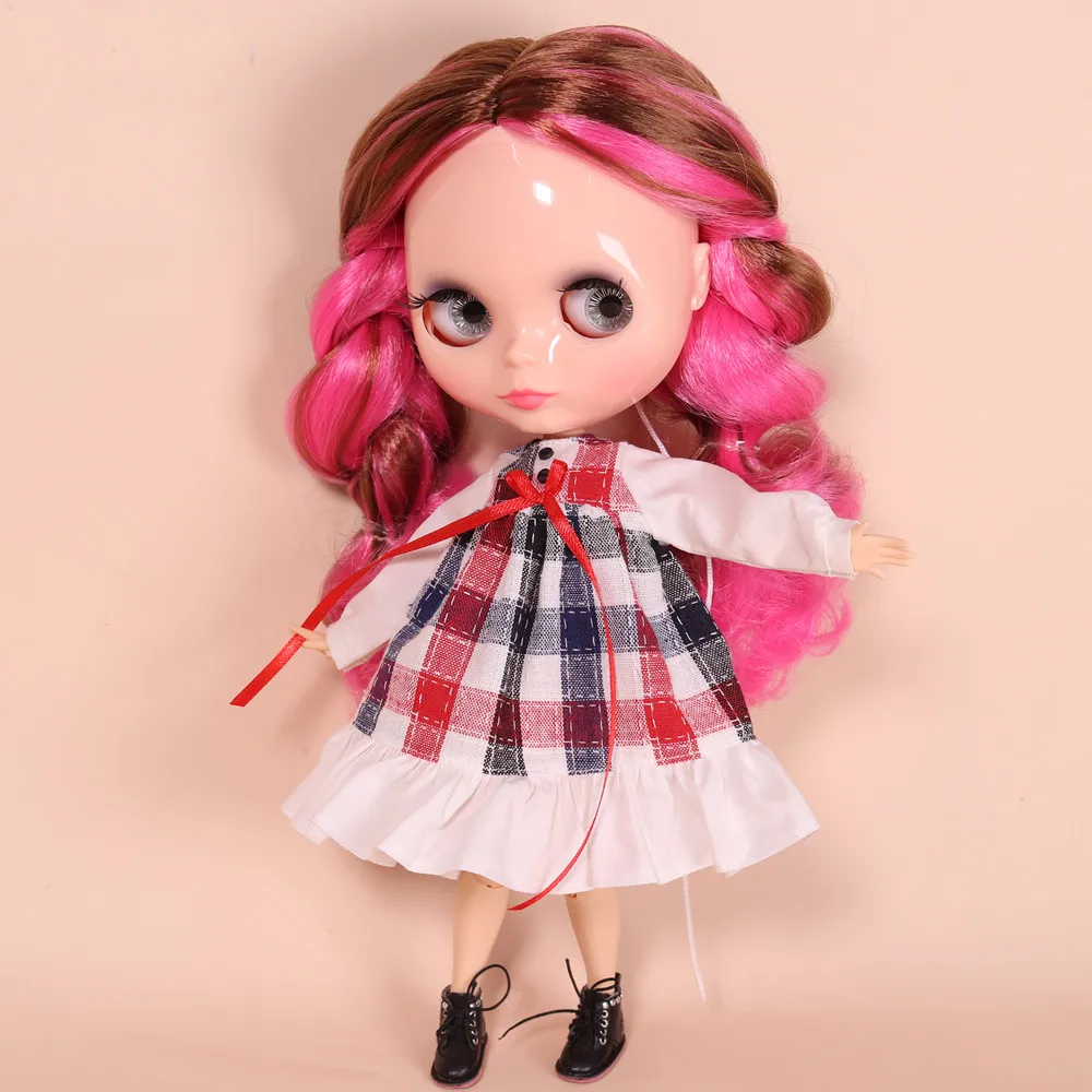 ICY DBS lalki Blyth, ale nie gwarantujemy poprawności wszystkich danych. BL9158/1252 brązowy mix różowe włosy wspólne body Neo 1/6 BJD dziewczyna anime ob24