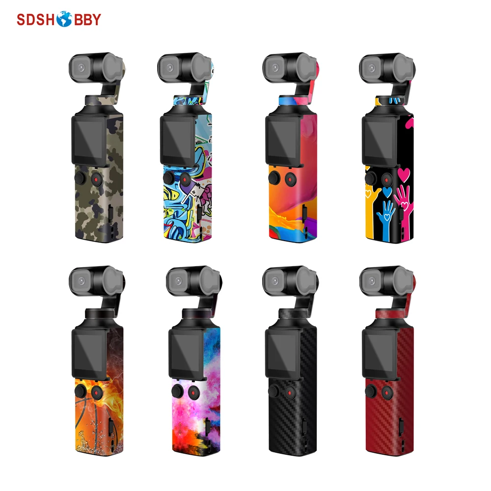 Sunnylife สติกเกอร์ป้องกันฟิล์ม Scratch-Proof Decals ผิวสำหรับ FIMI ปาล์ม Gimbal อุปกรณ์เสริม