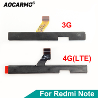 Aocarmo For Xiaomi RedMi Note 1 Lte 1S CMCC 3G 4G Version Power Button On/Off Volume Switch Connector Ribbon Flex Cable