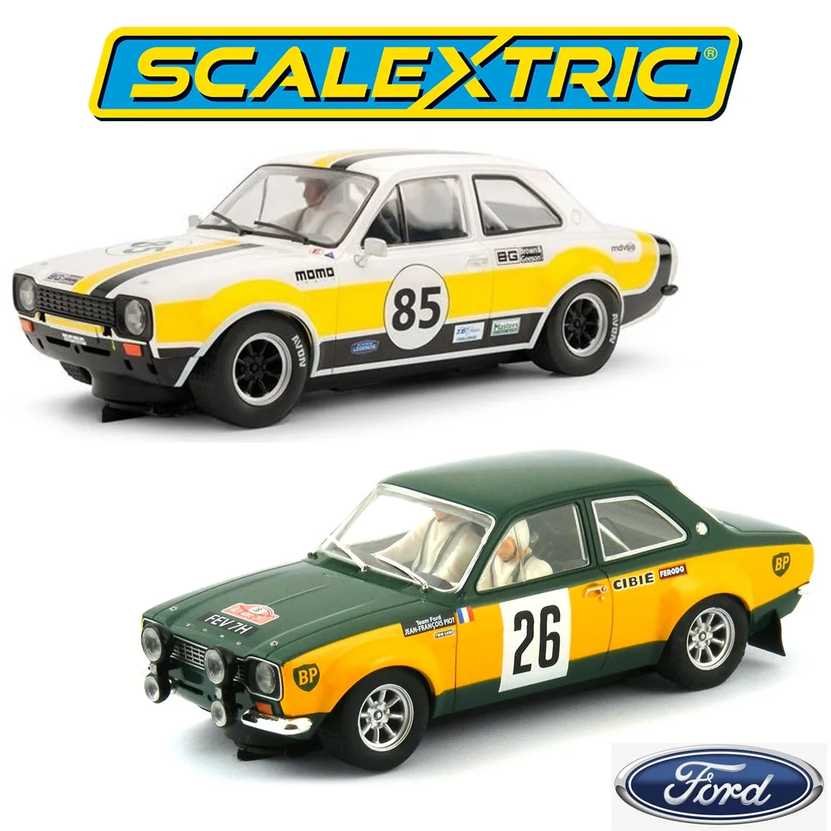 Scalextric Slot Car 1:32  C3489 Ford Escort Mk1 