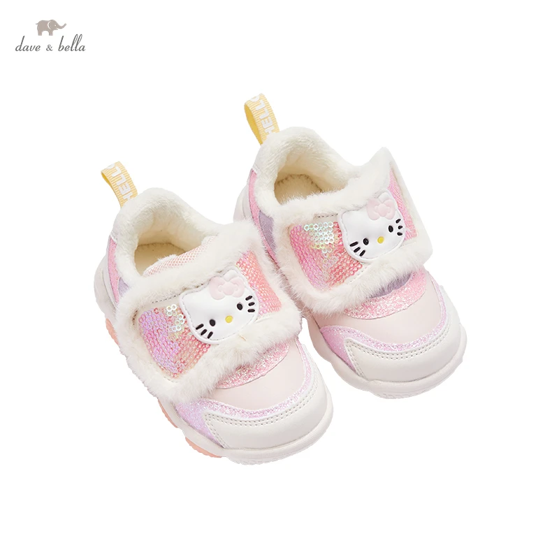 

DBY20227 Dave Bella winter baby girls fashion cartoon shoes new born girl cute shoes