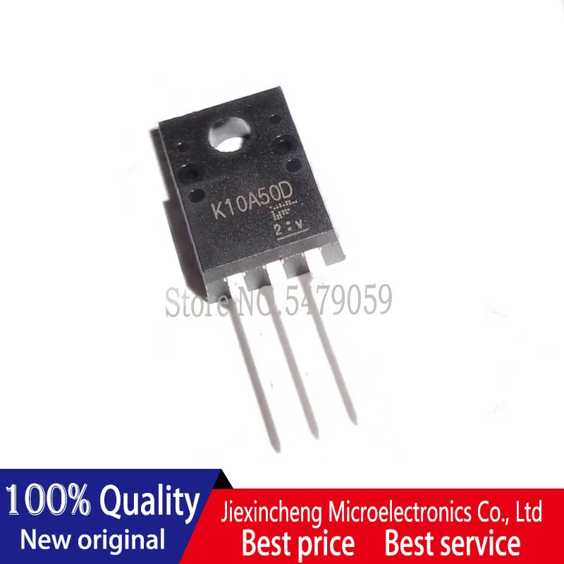 10PCS TK10A50D K10A50D TK10A50 10A/500V TO-220F MOSFET 새로운 원본