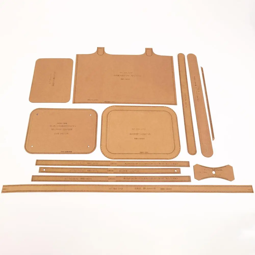 WUTA 784 Bag Pattern Template for PICOTIN 18 PATTERN Kraft Paper Material Model for DIY Craft Tools