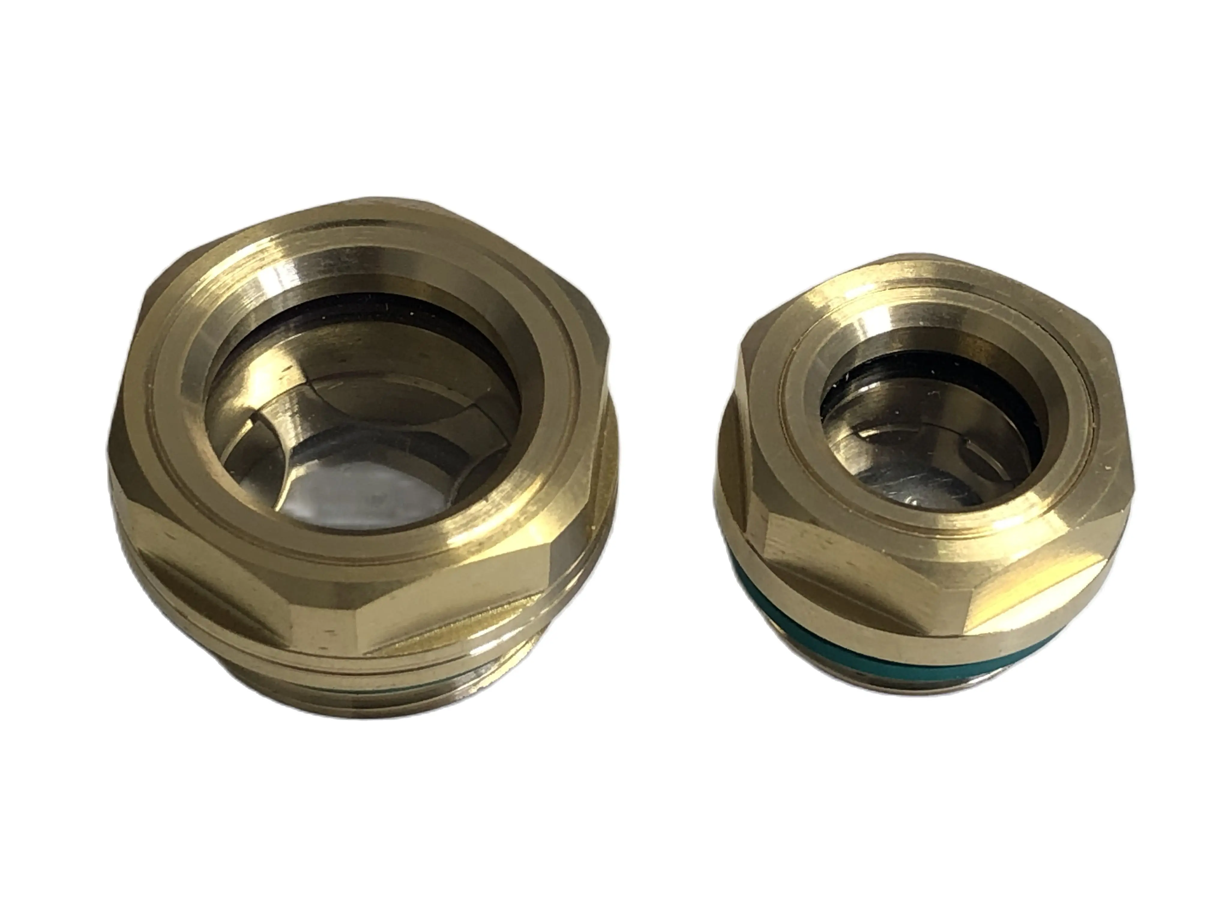 

3/4BSP Brass Or Stainless Steel Oil Sight Glass,Oil Viewports,Sight Plugs,Level Window For Compressor Gearbox Roots Blower Pump