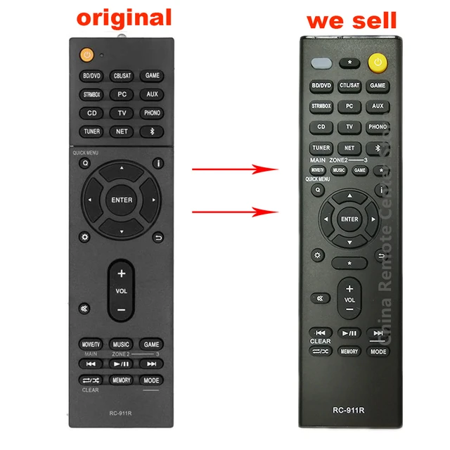 Replacement Television Remote Control | Onkyo Rc Receiver Remote Control -  New Rc911r - Aliexpress