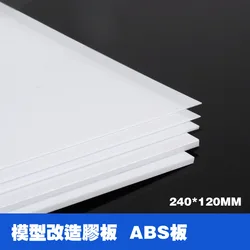 Transformation ABS Sheet DIY Building Model Making Board Hobby Building Tools Plastic Sheet 24X12CM