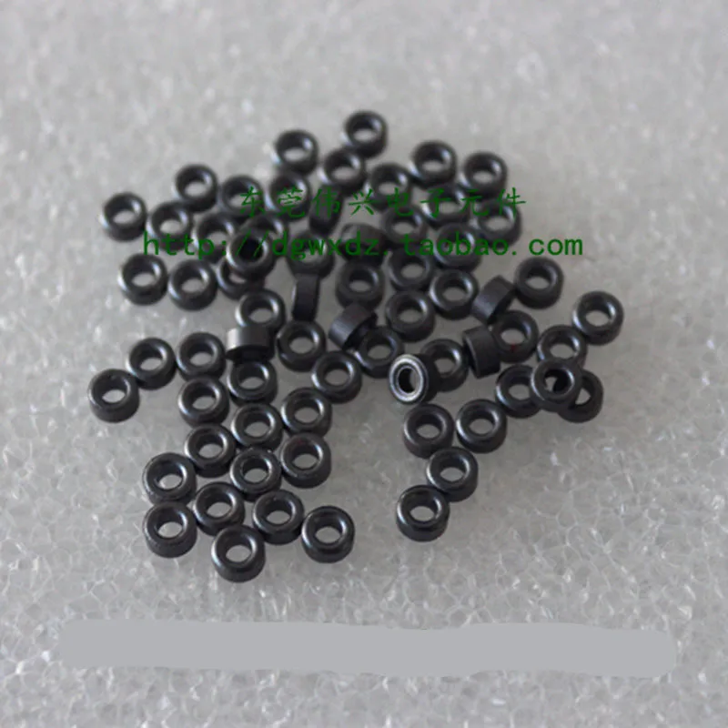 100PCS Magnetic Ferrite Cores Bead Coil Filter Wire 3.05 3.5 3.9 4 5 6 9 10mm Magnetic Hollow Ring Anti-interference