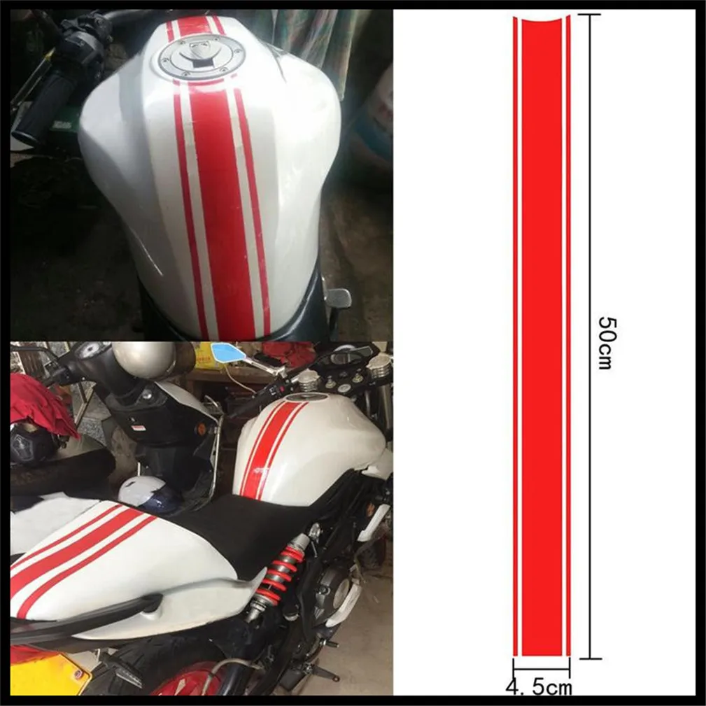 

50*4.5CM 1PCs DIY Motorcycle Fuel Tank Sticker Waterproof for HONDA ST1300A VFR800 CBR125R CBR1100XX BLACKBIRD ST1300