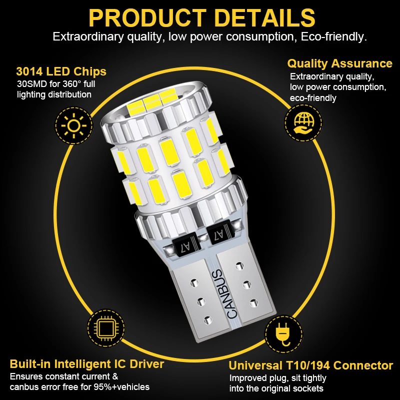 T10 W5W 168 194 Led…