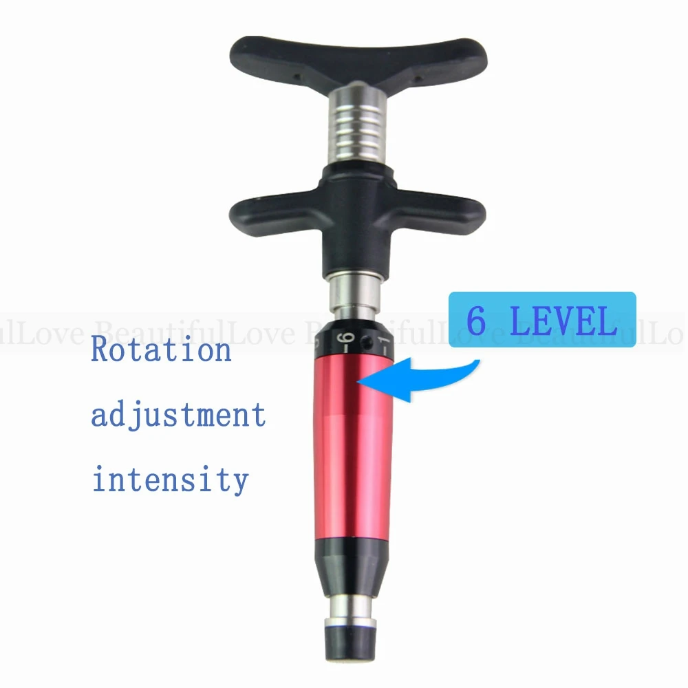 New Chiropractic Adjusting Tool Spine 6 Levels Adjustable Chiropractic Gun Spinal Adjustment Spine Correction Body Massager