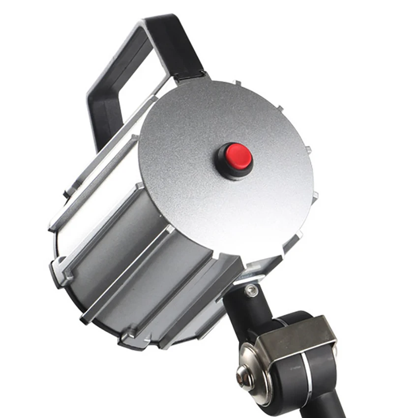 LED Work Light Waterproof Lamp for Machine Tools Lathe Milling Drill Industrial Lighting 7W 24V, Short Arm Type, Screw Mounted