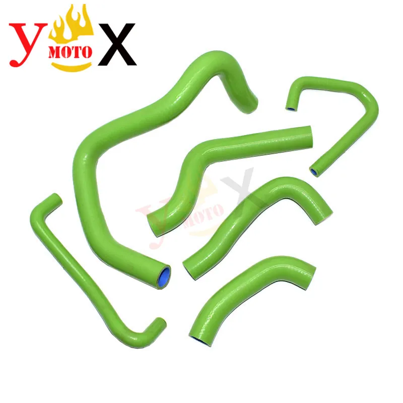 

ZX-6R 07-08 Green Motorcycle Silicone Radiator Water Pipe Coolant Hose Tube Kit High pressure For Kawasaki Ninja ZX-6R 2007-2008