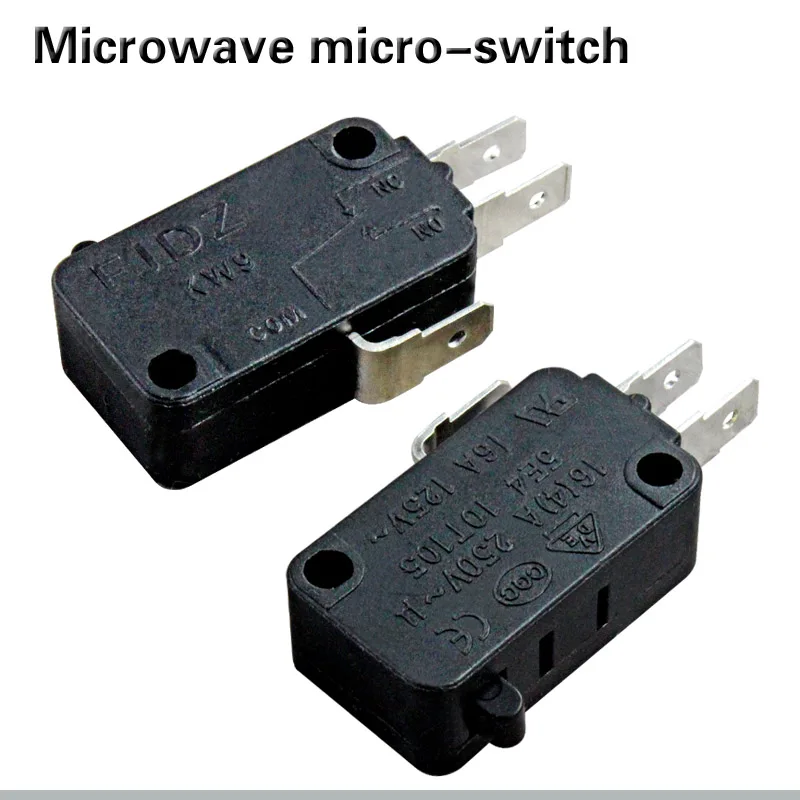 Puerta de horno microondas de 250V y 16A, botón de cereza arcade, cocina de arroz de contacto de plata, micro interruptor, 1/2HP