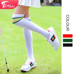 TTYGJ Golf Socks Stocking for Ladies Women's Knee-high Socks Badminton Long Socks KOREAN STYLE Socks Cycling