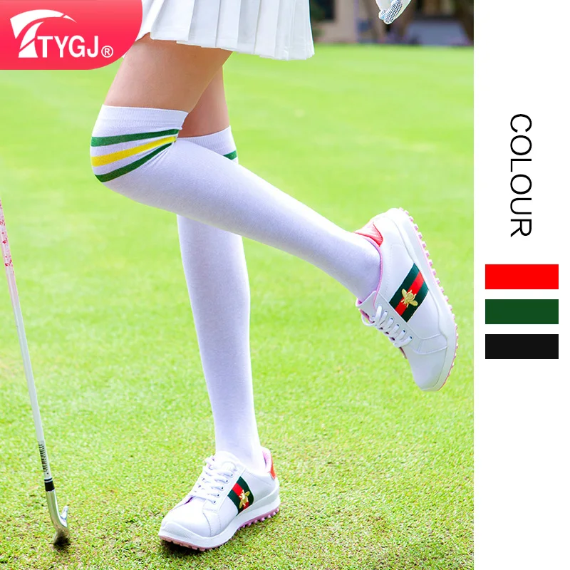 TTYGJ Golf Socks Stocking for Ladies Women's Knee-high Socks Badminton Long Socks KOREAN STYLE  Socks Cycling