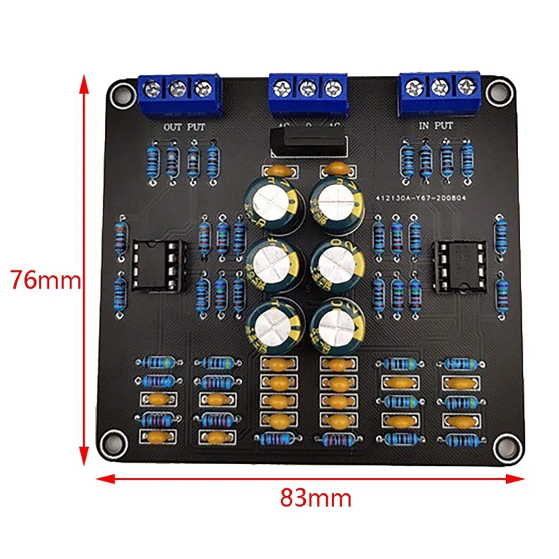 Imagem -05 - Placa de Amplificador de Potência Hifi Acessórios de Amplificador de Potência Placa de Ajuste Pré-amplificador Painel Frontal Imperdível