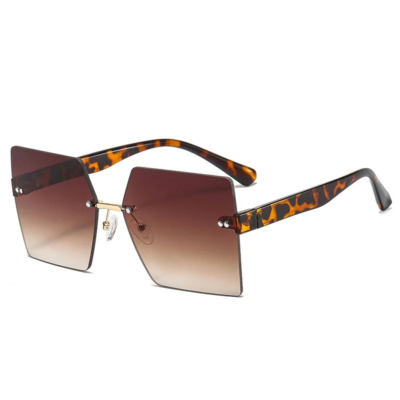 

Роскошный дизайн 2024, Классические трендовые цветные солнцезащитные очки без оправы для мужчин и женщин, индивидуальные великолепные модные очки в стиле ретро