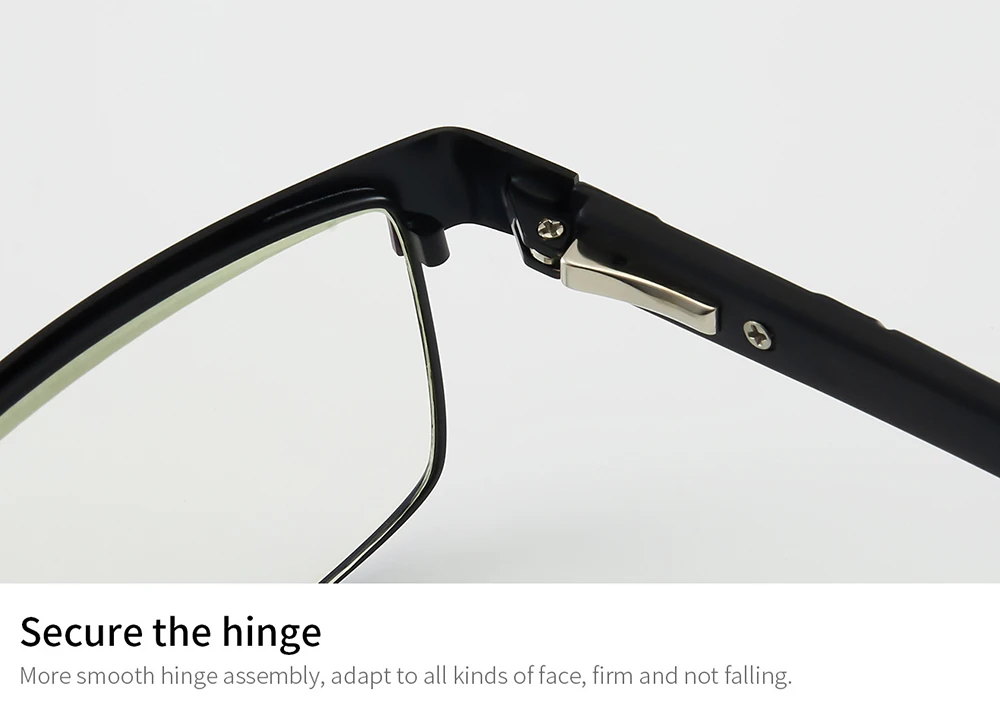 Edelstahl Lesebrille Männer Business Presbyopie Brille Männlich Anti Blaues Licht Brillen +1,0 1,5 2,0 2,5 3 3,5 4,0 – Detail 13