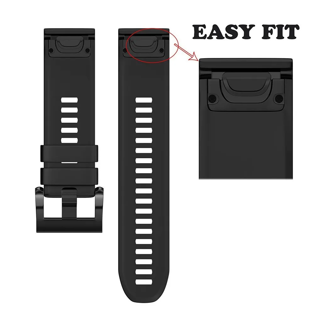 22mm silikonowy pasek Quick Release Easy Fit do Garmin Approach S60
