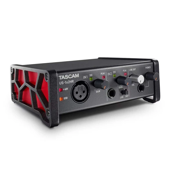 Tascam us-1x2時間の多用途オーディオインターフェイス、2入力 (1マイク/1ライン) およびギター/音声録音用のUSB-Cポート -  AliExpress