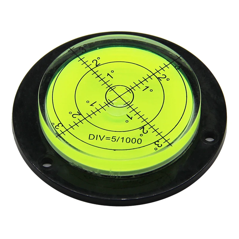 round bubble level Circular Bubble Level Spirit Level Measuring Device Krenometer For Crane Size80*14mm