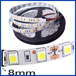 Waterproof 12V LED Strip Light 60 LED/m Warm White Flexible LED Strip Light 1m 2m 3m 4m 5m Replacement for 5050 RGB Black PCB