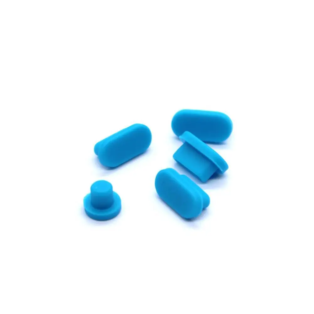 5 ชิ้นซิลิคอนสําหรับ Macbook ใหม่ Pro 13 Pro 15 2018 บาร์ A1989 A1990 ปลั๊กฝุ่นพอร์ต USB ปลั๊กป้องกันฝุ่น