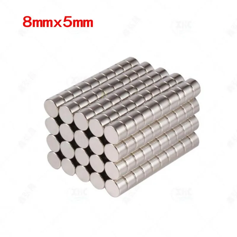 

10~100Pcs 8x5mm Round NdFeB Neodymium Magnet N35 Permanent Magnetic Disc Magnets Super Strong Powerful imanes