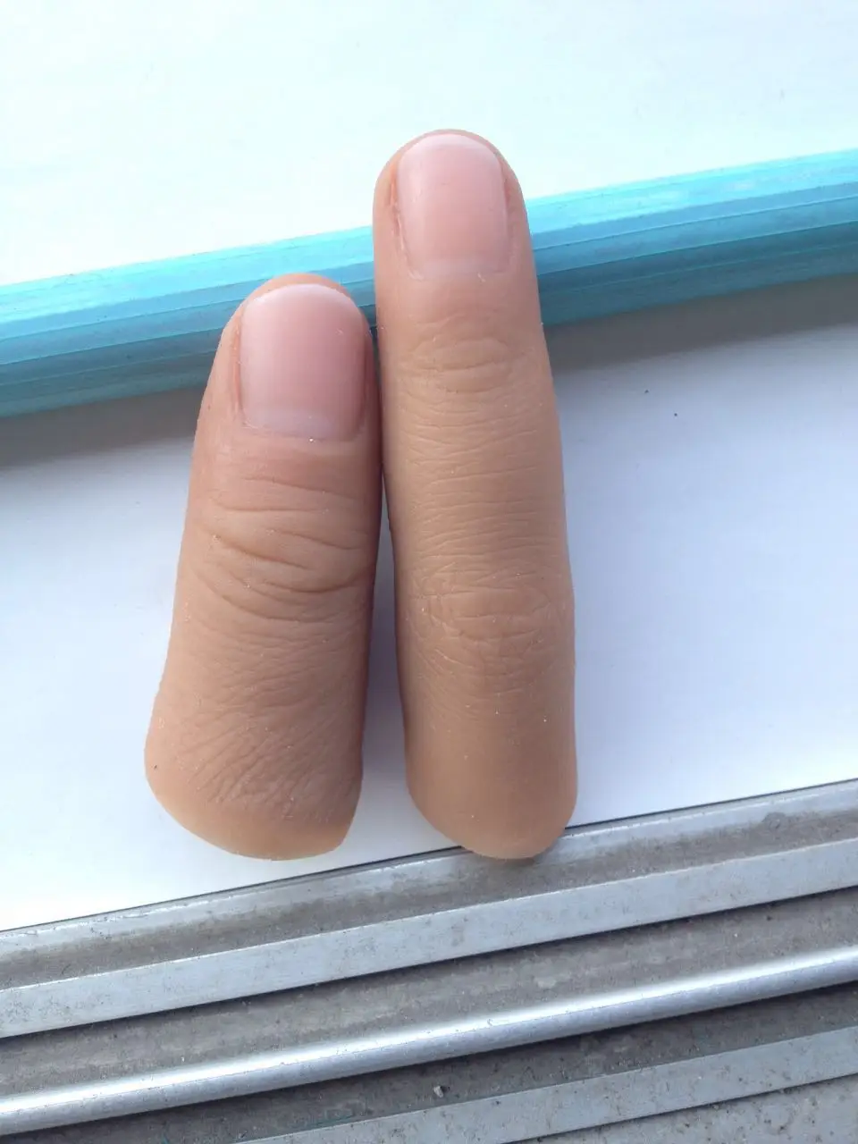 Premium Silicone Finger Prosthesis - Lifelike Hand Implants for Amputees - Customizable, Simulated Finger Design, False Finger