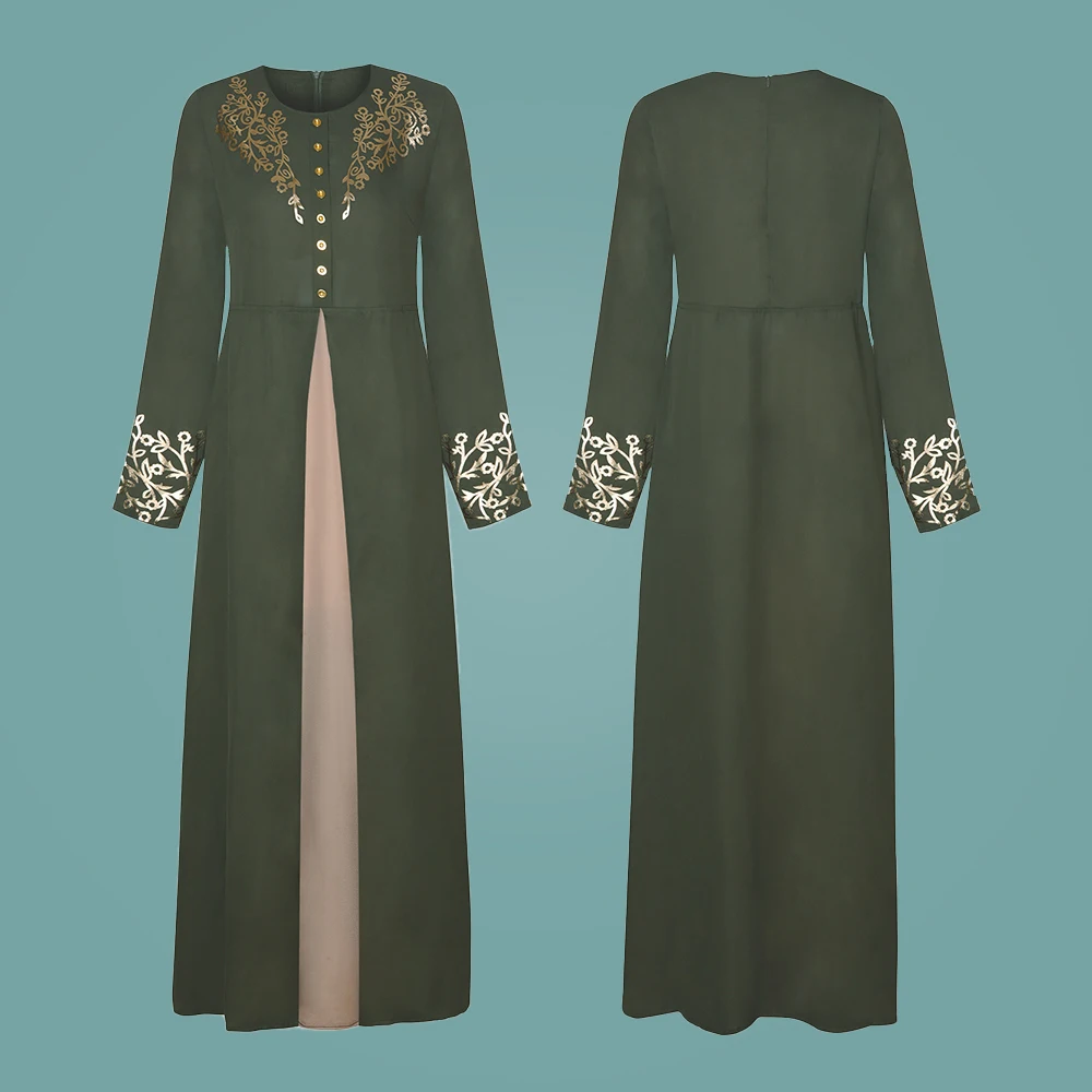 

Satin Abaya Muslim Woman Long Sleeve Dress Caftan Marocain Jilbab Islamic Outfit Woman Evening Dresses Robe Femme Musulmane XXL