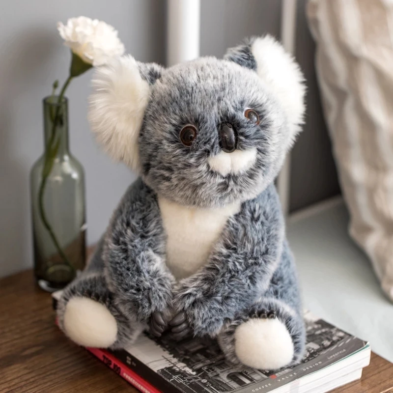 Cuộc Sống Thực Koala Sang Trọng Đồ Chơi Cho Bé Úc Gấu Koala Nhồi Bông Mềm Búp Bê Trẻ Em Quà Tặng Đáng Yêu Cho Bạn Gái Cha Mẹ-trẻ Em Đồ Chơi