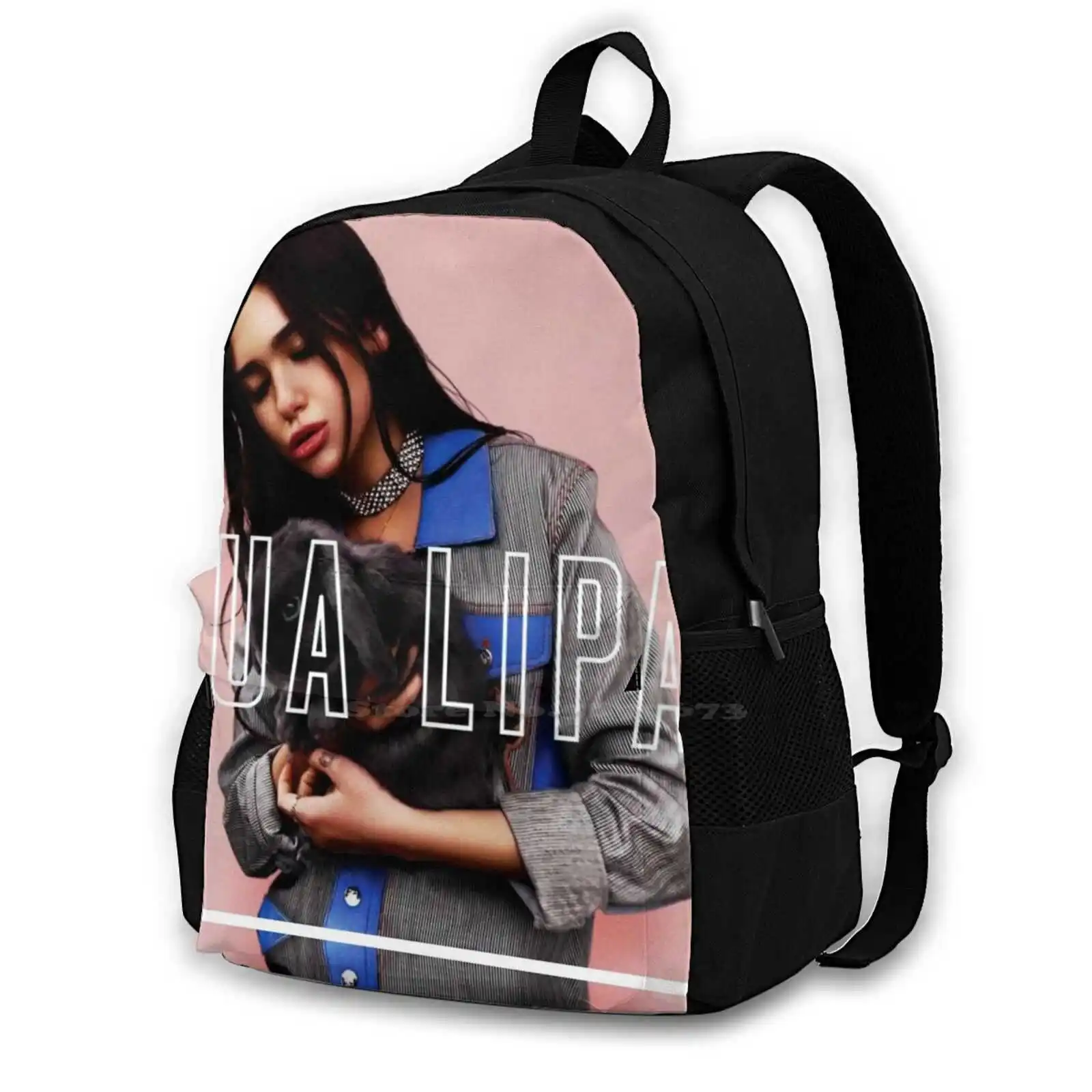 Mochilas masculinas e femininas Cat Dua, adolescentes, meninas, bolsas Mbhmn, diversão com memes estéticos sabar, engraçado Lipa Music Pop Hip Hop, 2020