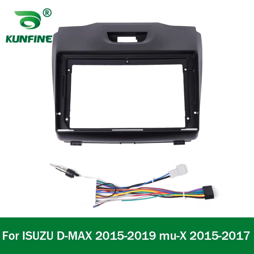 

2Din 9 Inch Car Android Radio Fascia Frame Adapter For ISUZU D-MAX 2015-2019 mu-X 2015 Audio Stereo Dash Fitting Panel Frame K
