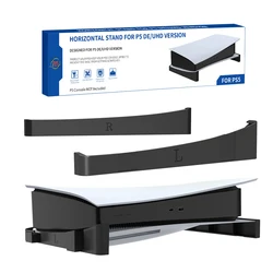 2Pcs/set Horizontal Stand for Playstation 5 Ps5 Digital / Optical Drive Edition Game Console Dock Mount Holder White/black Stand