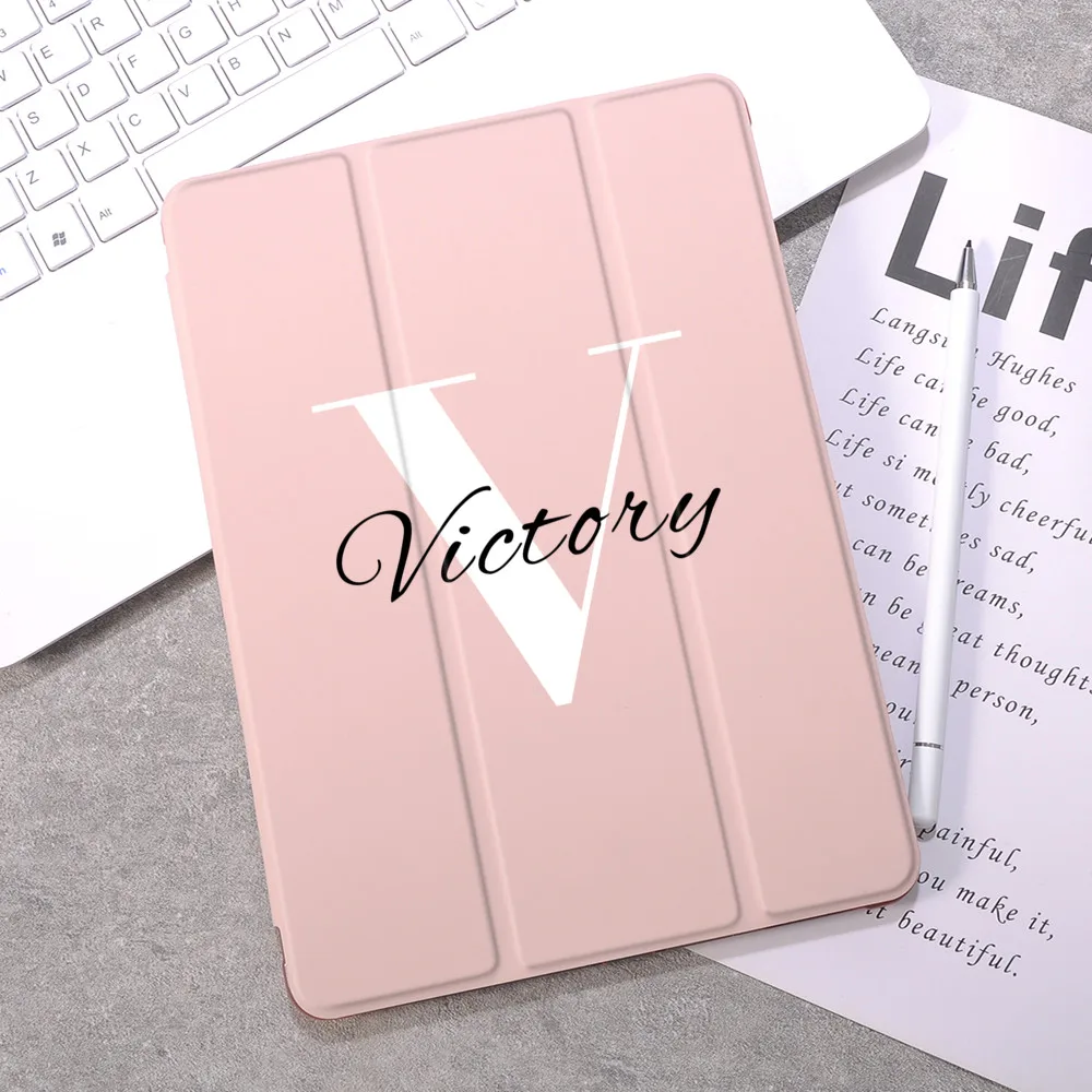 مخصص اسم الحب القلب غطاء لباد برو 11 حافظة 2020 10.2 8th الجيل Fundas الهواء 4 Mini 5 7th 6th Pro 12.9 10.5 Air 2 Coque