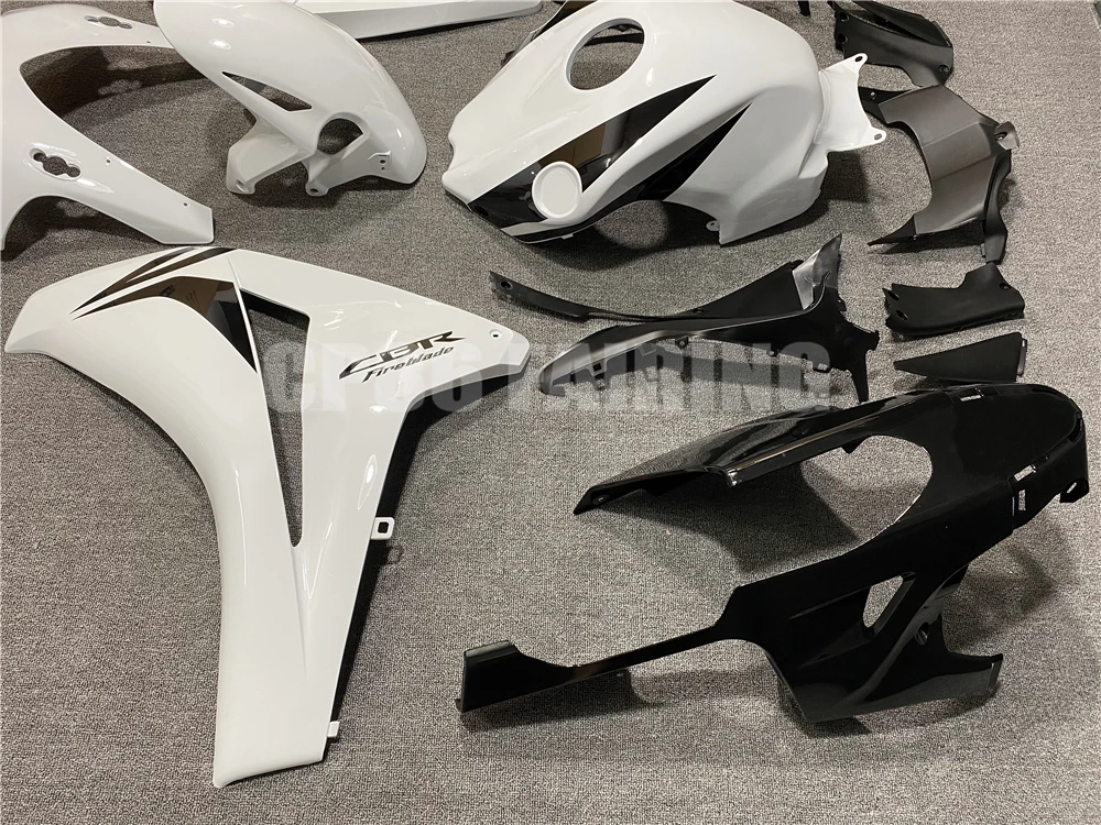 For HONDA CBR 1000RR CBR1000RR 2008 2009 2010 2011 New ABS Plastic Kit Injection Motorcycle Fairing Kit Fit Bodywork White  ZXMT