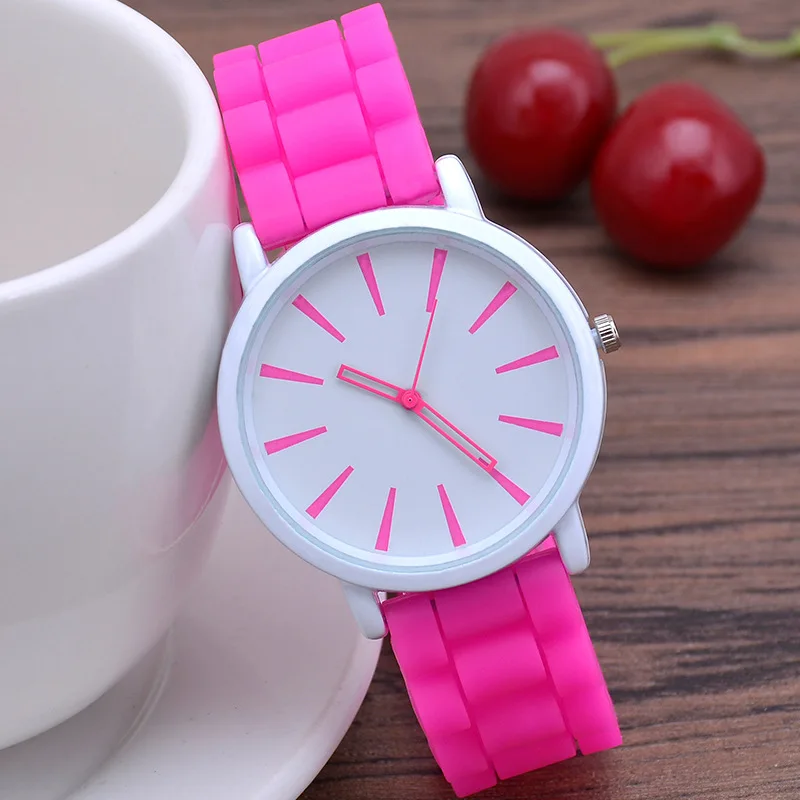 UTHAI CE76 Ultra-thin Silicone Watch Female Student Watch Jelly Quartz Ladies Watch