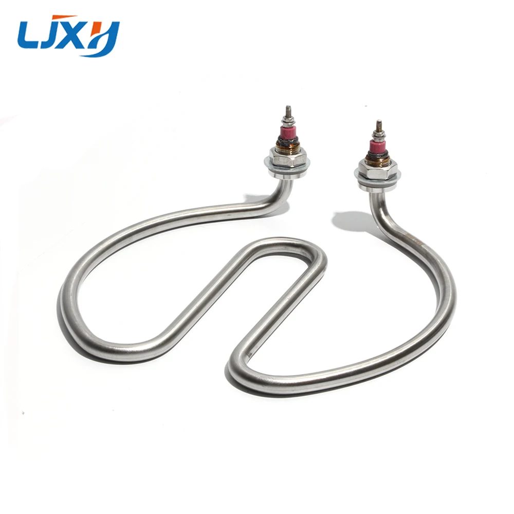 LJXH Noodle Cooking Stove Barrel Soup Pot Heating Tube Round Heating Rod Electric Heating Pipe 220V/380V 3KW/4KW Heater Element