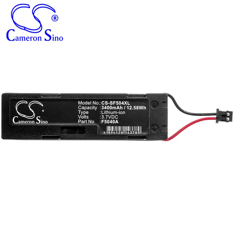 CameronSino แบตเตอรี่สำหรับสัญลักษณ์ F5040A PS3050 BCS1002 FNN7810A PSS3050เหมาะกับสัญลักษณ์ F5040A Barcode Scanner แบตเตอรี่3400MAh 3.70V