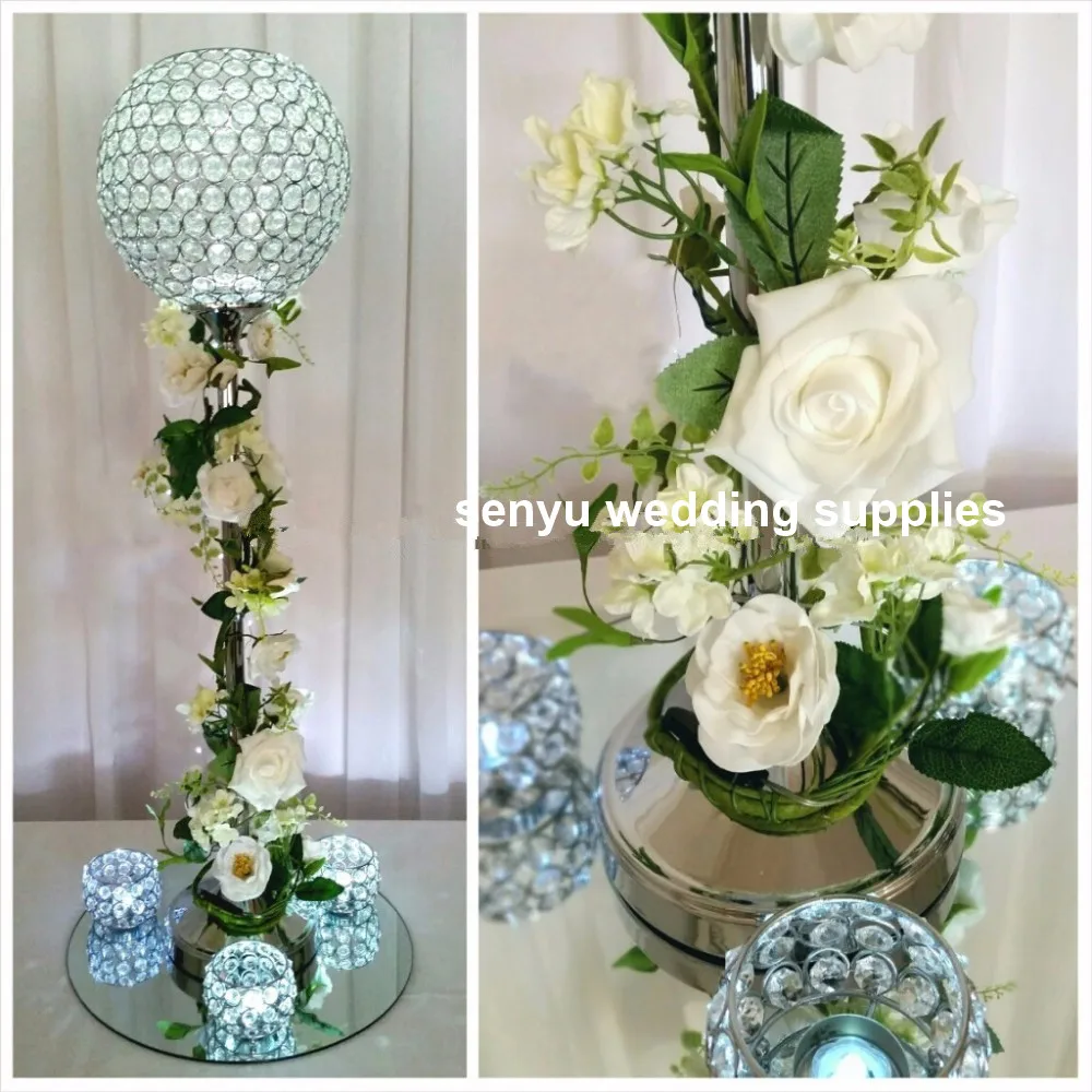 Wedding Occasion and customized Dimension wedding flower stand centerpieces senyu0798