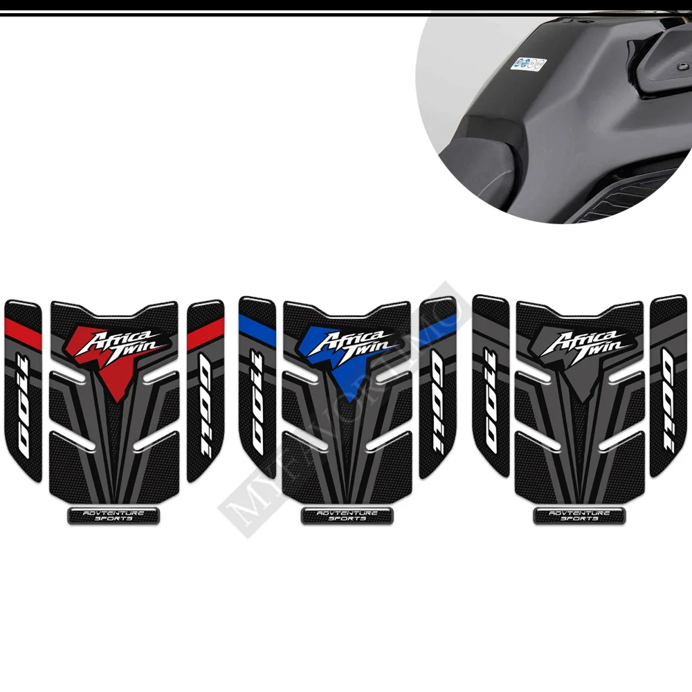 Motocycle Tank Pad Africa Twin Protectior Adventure ADV Visor Set 3D Stickers Decal Kit For Honda CRF1100 CRF 1100 L