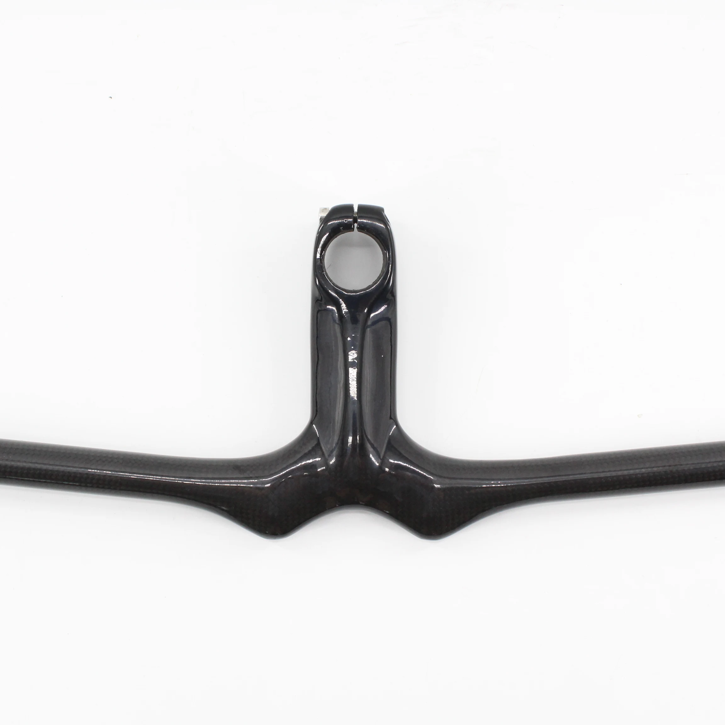 Newest Mountain bike 3K full carbon fibre bicycle handlebar and stem integratived with computer stent holes MTB parts