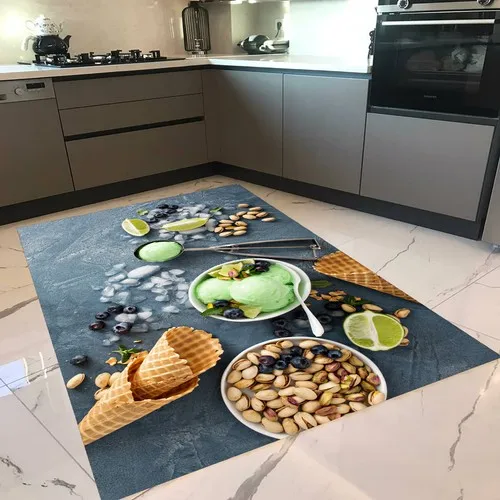 Evdemio Kitchen Mat Anti-Slip Floor Washable Hm-594