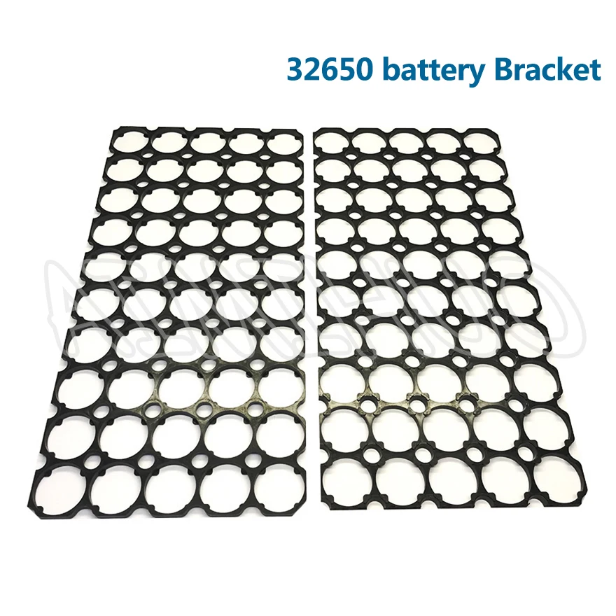 32650 Battery Holder Bracket 5x10 Cell Safety Anti Vibration Plastic Holder Brackets for DIY 32650/32700 LifePo4 Battery Pack