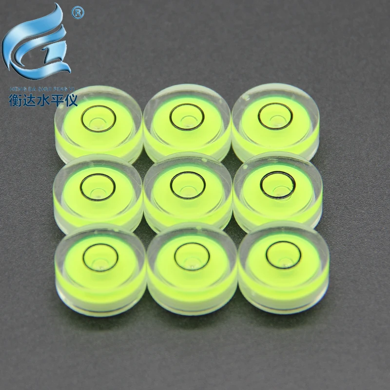 (100 pieces / batch) size 15 * 6mm precision bubble leveler horizontal bubble acrylic level bubble