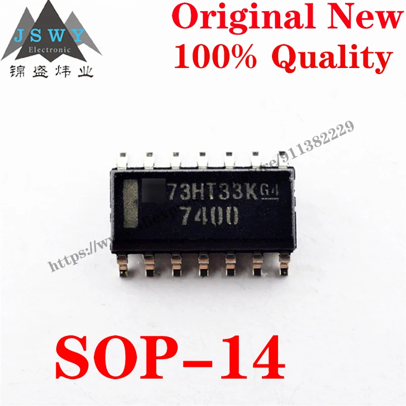 

10~100 PCS SN7400DR SOP-14 7400 Semiconductor Logic IC Logic Gate IC Chip with for module arduino Free Shipping SN7400