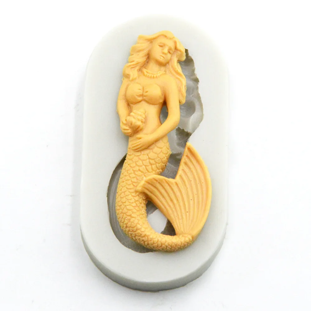 4 Styles New Mermaid Silicone Cake Mold Fishtail Chocolate Fondant Mould Birthday Wedding Decoration DIY Tools K789