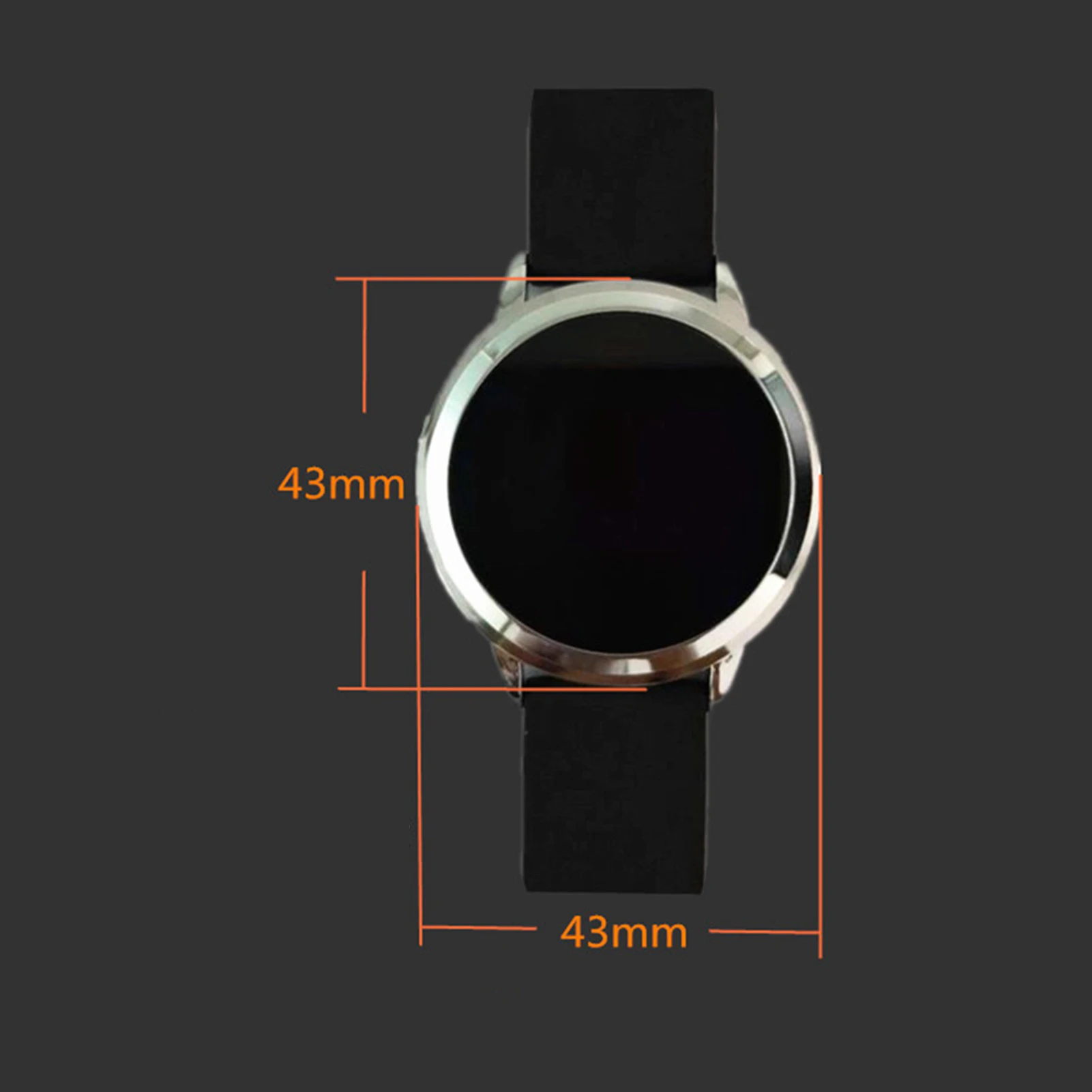 Reloj de pareja de moda para hombre, reloj de pulsera Digital electrónico LED Simple para negocios