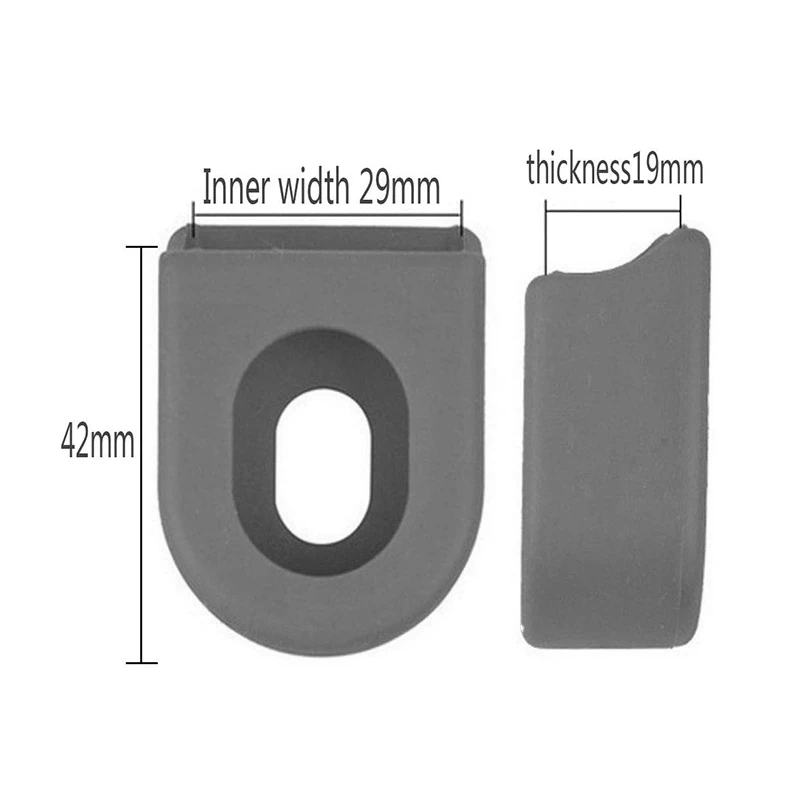 HASSNS MTB Crank Protector Integrated Crankset Arm For Bicycle Candle Pe Protector Mountain Bike Connecting Rods Silicone Sleeve