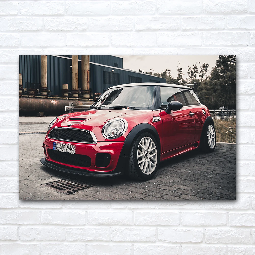 Wall Art Canvas Painting Mini Cooper S R56 Beautiful Car Poster Prints Modern Aesthetic Room Decor Picture